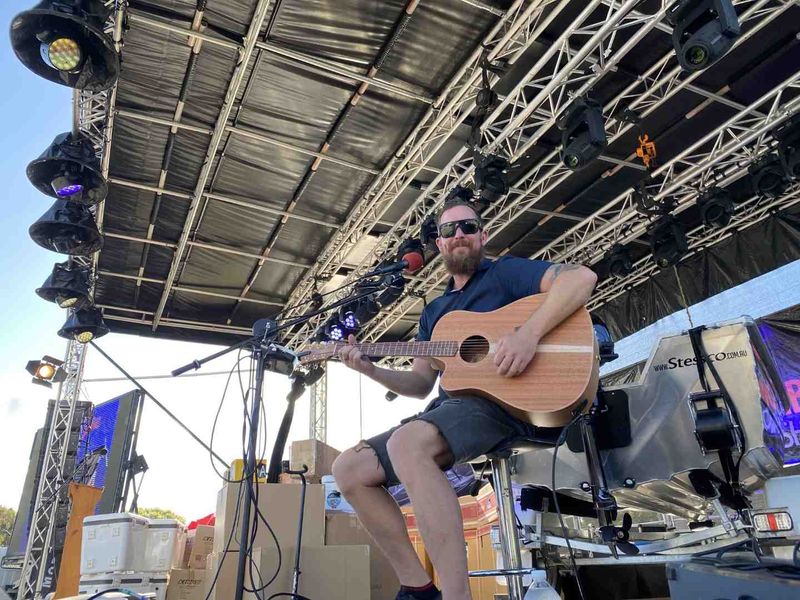 Joel Mak will perform at the Rainbow Beach Sports Club