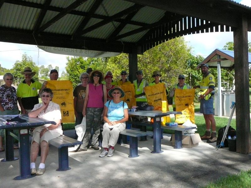 26 people joined the Cooloola Cove Residents &amp; Friends Inc. and gave their time and energy on a very hot day to picking u