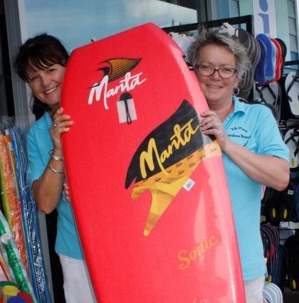 Deb and Barb from 7th Wave suggest a boogie board for Christmas, but there is lots more instore!
