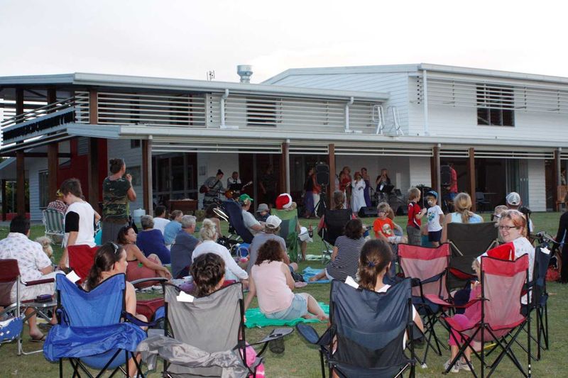 Come to a community-centred event - carols are on again December 2 in Rainbow Beach, and also in Tin Can Bay, December 10