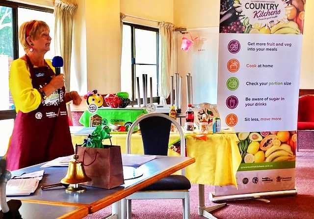 Our guest speaker, Gabriella from QCWA