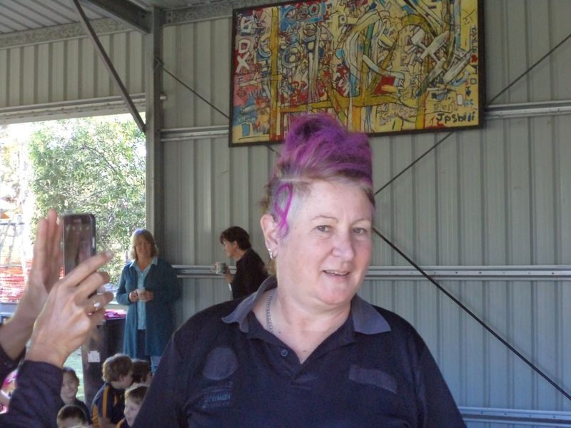 It was No Shave for crazy hair day post image