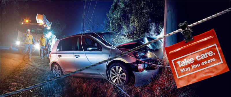 Car v power pole? Know how to survive... post image