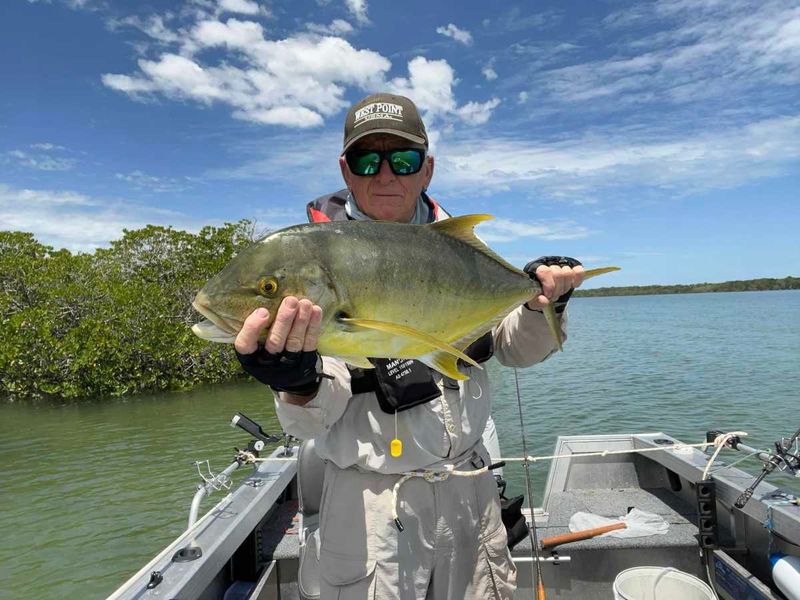 TCBFC Barry Nalder with a nice golden trevally