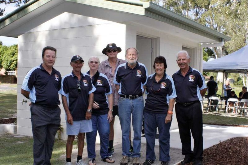 Fishing Club members are delighted with their new amenities block