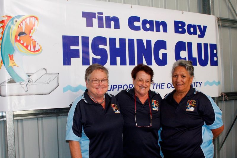 Sandy Wood, Debbie George and Barbara Bennett are delighted with the new premises