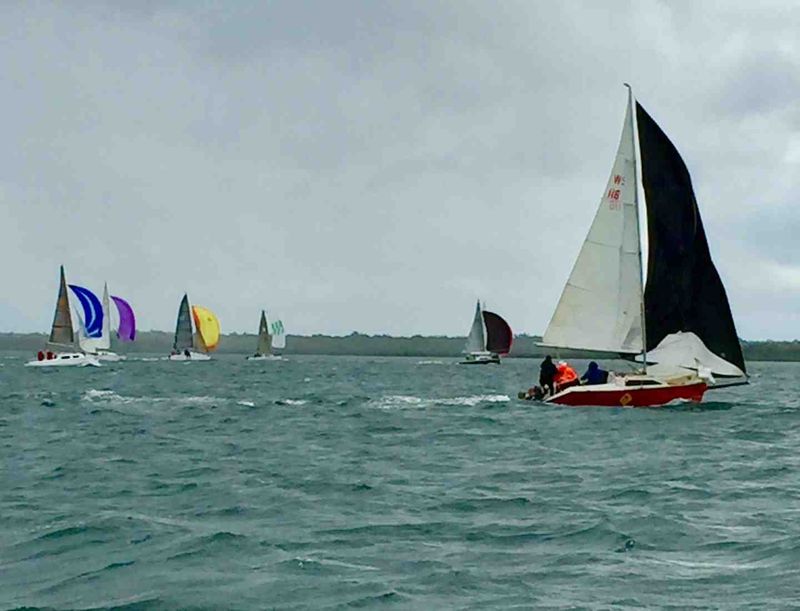 Tin Can Bay Coast Guard helped yachties during the Bay to Bay race