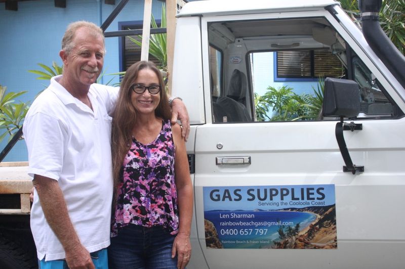 Len and Karin are the happy new owners of a business that suits their lifestyle