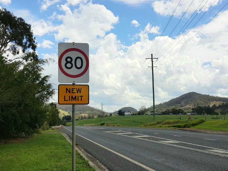 Take note of the new speed limit at Goomboorian
