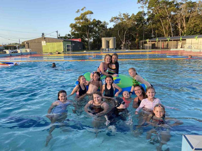 The free pool party before Christmas was a hit - come and support your local pool