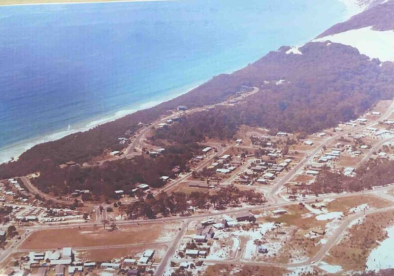 Has your house been built yet? Marilyn Stone's image from 1982 is only one of many submitted to the new Rainbow Beach history