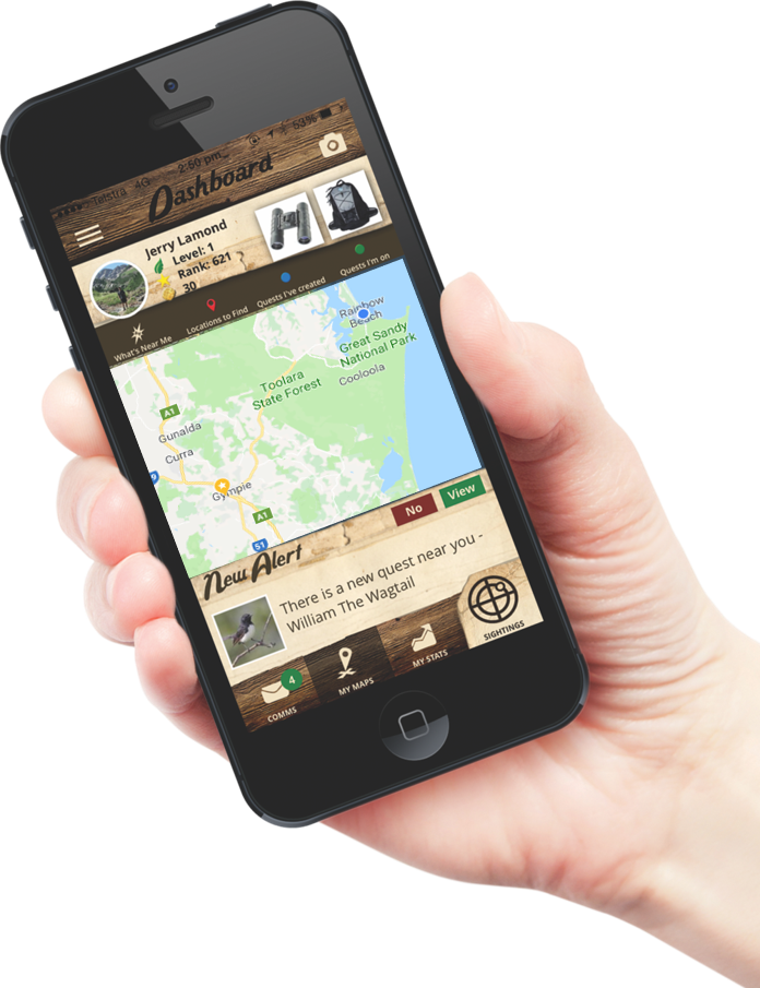 Download the free QuestaGame App to learn more about nature in our region