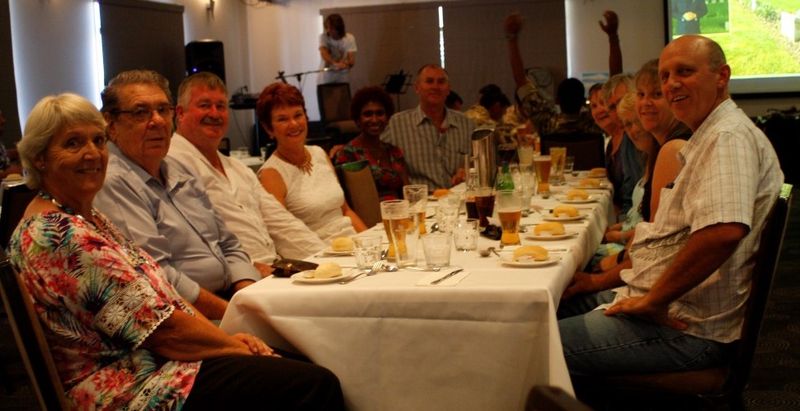 Lots of locals ready to enjoy a scrumptious lunch and live entertainment to help a cause