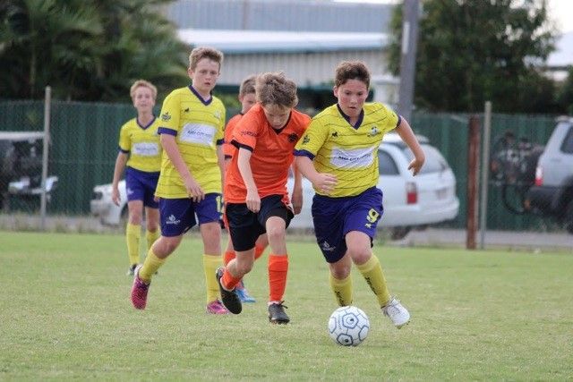 Levi McDermott (with the ball) adores soccer - and now he'll be playing for Australia! Image supplied