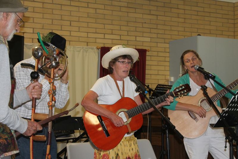 John, Len, Kay and Kristen perform