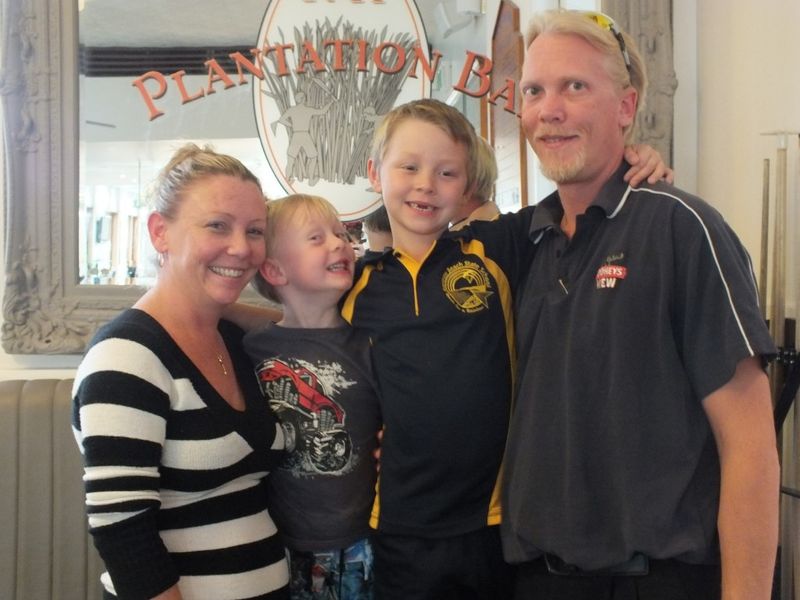 New family made welcome at the pub post image