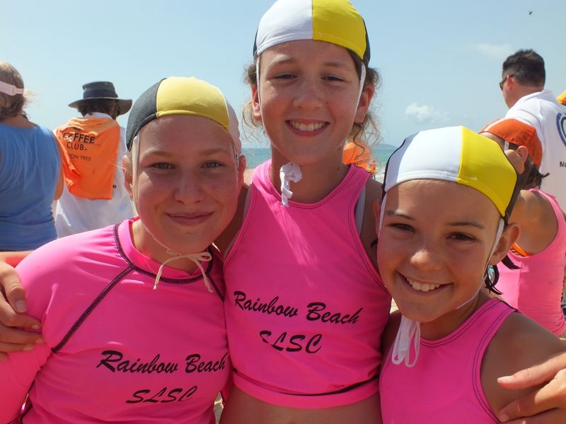 Sarah Speirs, Jasmine Legge and Abby Schooth look forward to another great carnival Annie White and Tilly Duggan were competi