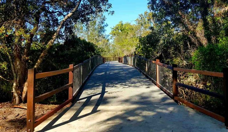 The new Nola Bale Bridge is now complete and a dedication ceremony is planned. Photo: Rebecca Reibel