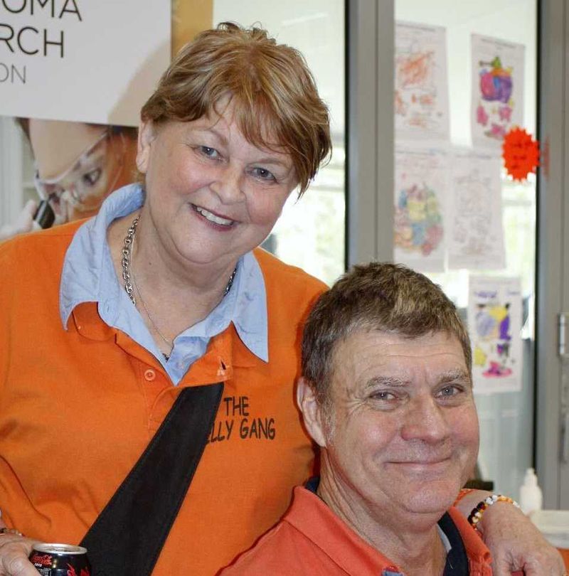 Terri and Bruce Geissmann at the final Rainbow Beach Pig Day Out