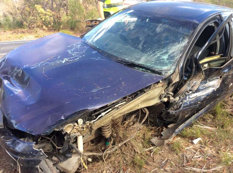 A head on collision on Rainbow Beach Road was captured on film by another driver… ...and here is the result!