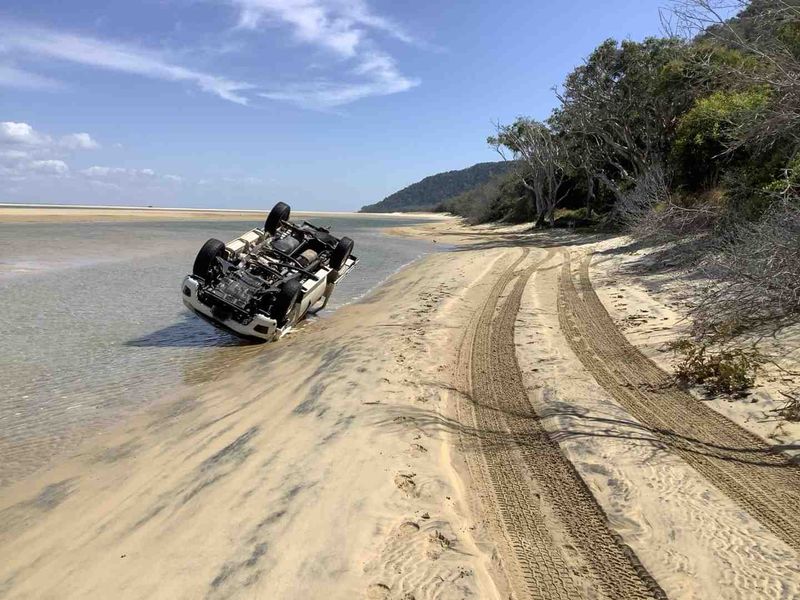 Police Beat - This rollover at Double Island Point was preventable
