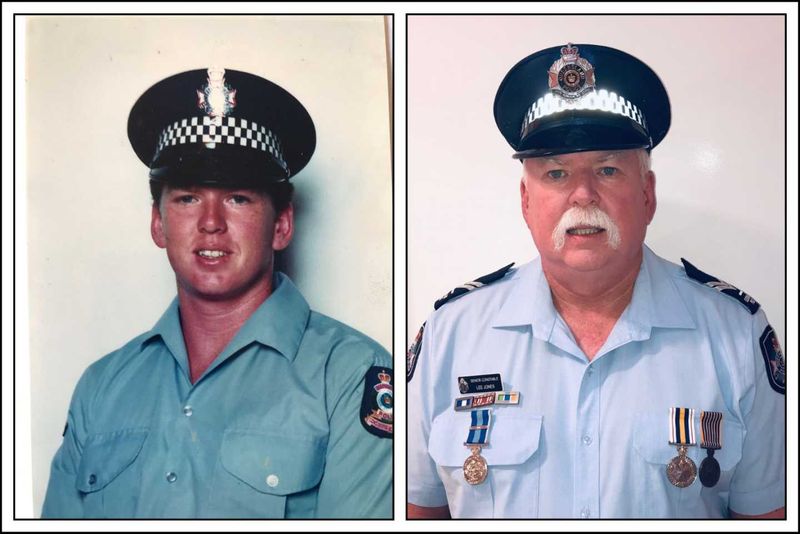After 35 years of policing, Senior Constable Lee Jones hangs up his hat
