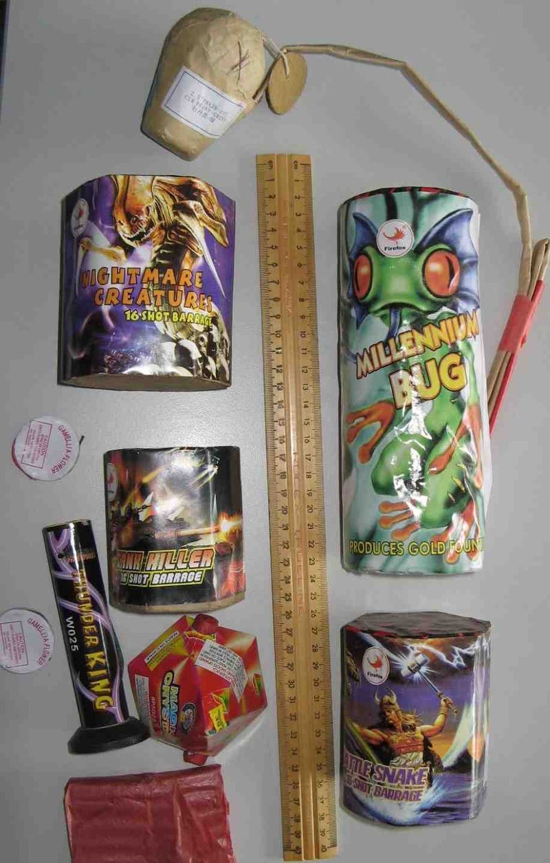 Illegal fireworks may result in prison