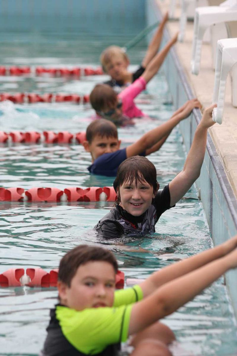 Have fun at our heated pool on June 3! Image taken at a RBSS Carnival