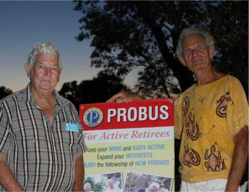 Frank and Manfred from the Cooloola Coast Probus Club