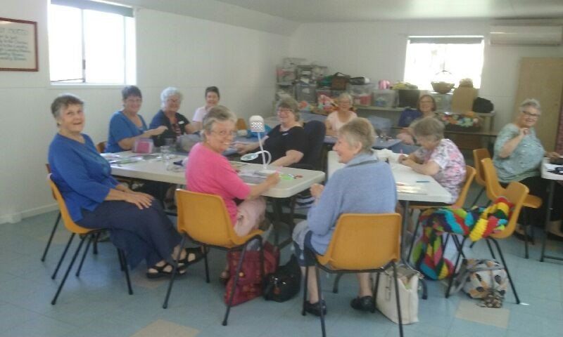 QCWA - Our craft day where everybody is welcome - diamond art, knitting, crocheting or just a cuppa and a chat