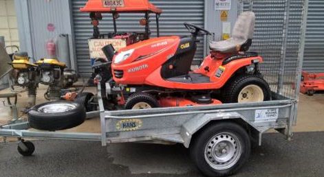Stolen trailer and ride on mower, Tin Can Bay