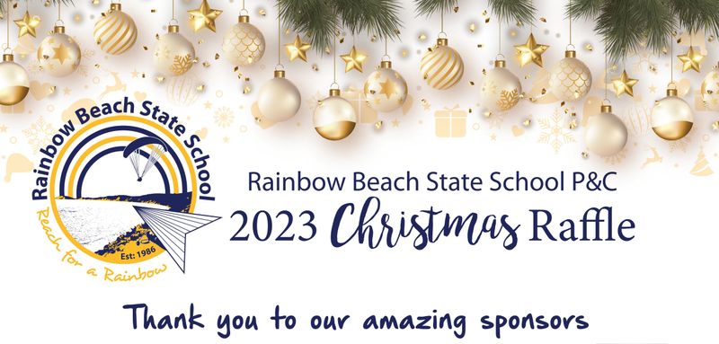 Rainbow Beach P&amp;C Raffle Poster