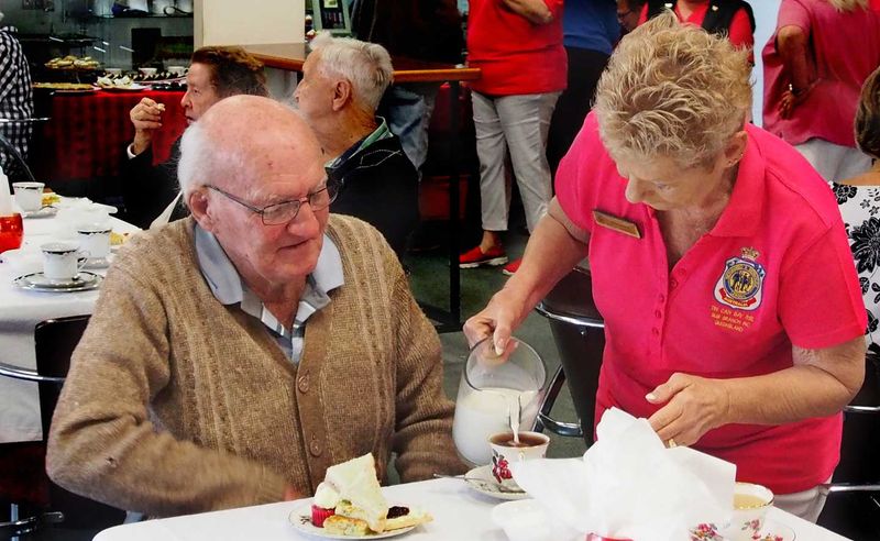 June Lynch with Bill