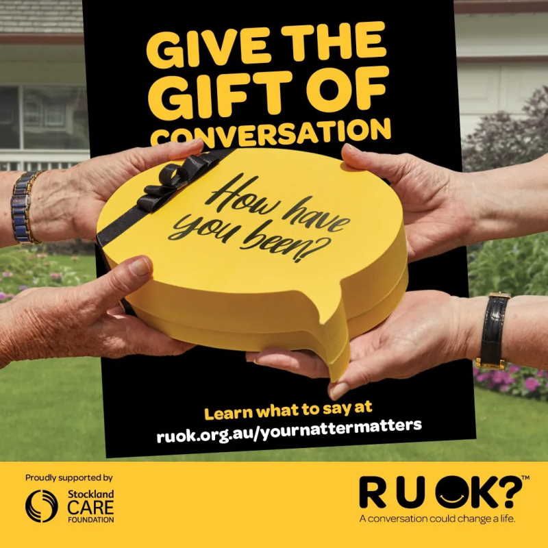RUOK Give the Gift of Conversation