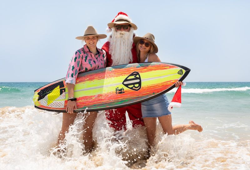 Santa is coming early to Rainbow Beach to party with the community on December 15!