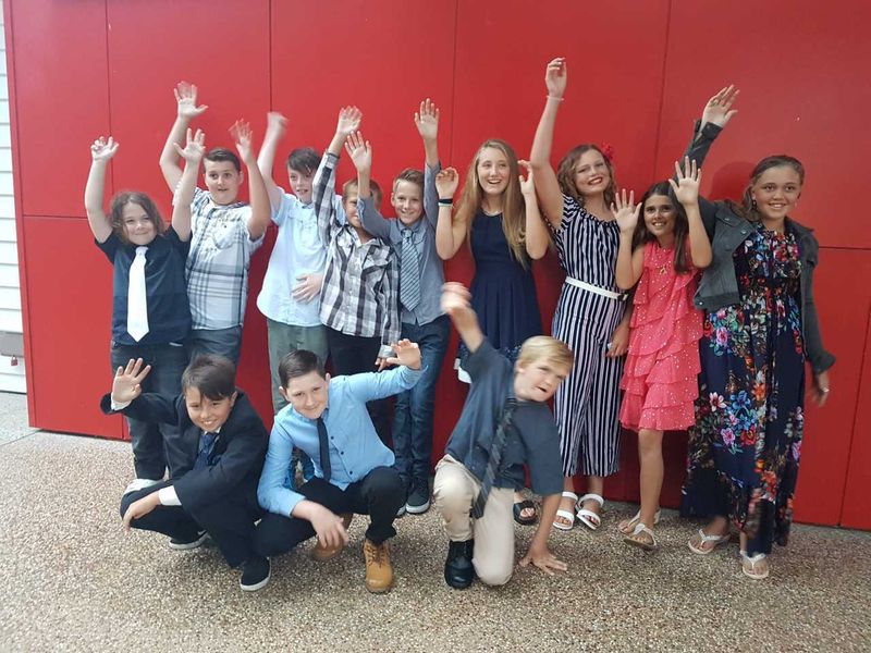 Grade 6 celebrated with their Graduation Dinner