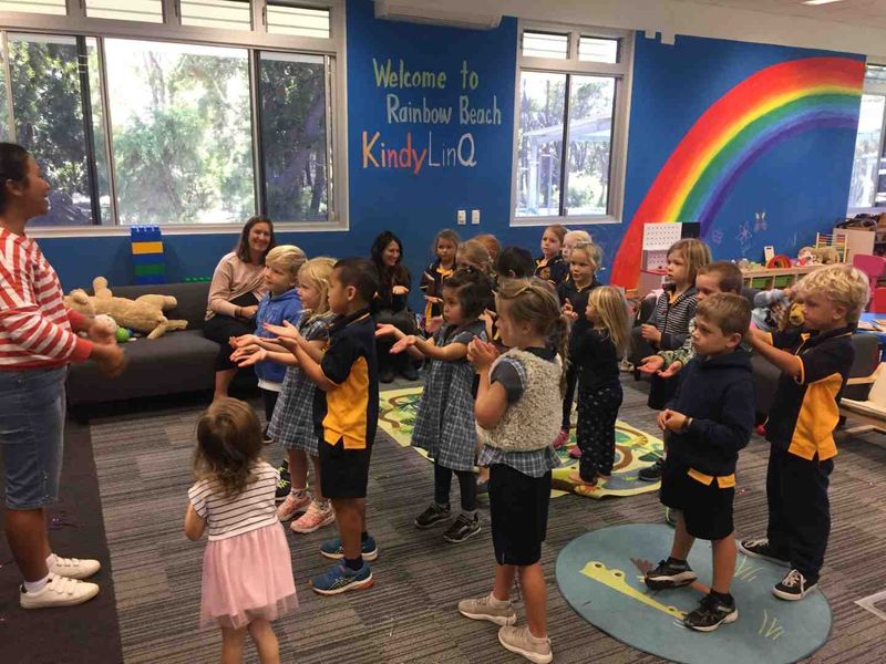 Songs were part of the fun on the Rainbow Beach Playgroup Mother’s Day Morning Tea