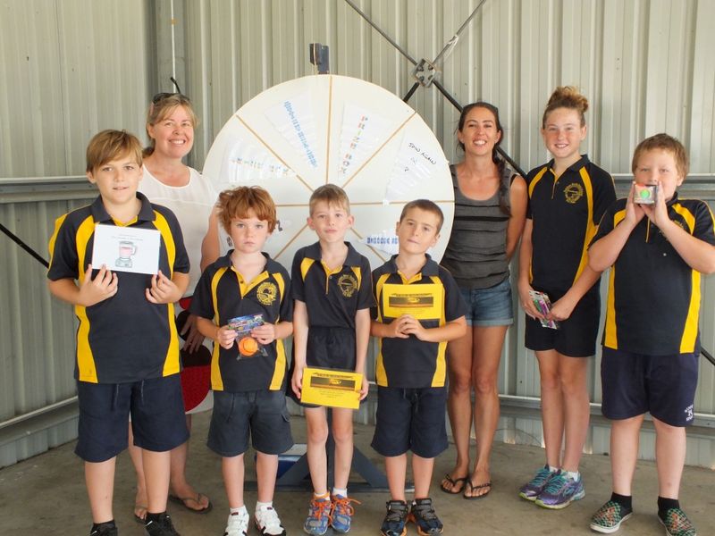 Parents and students can look forward to the new Gotchya wheel at assembly