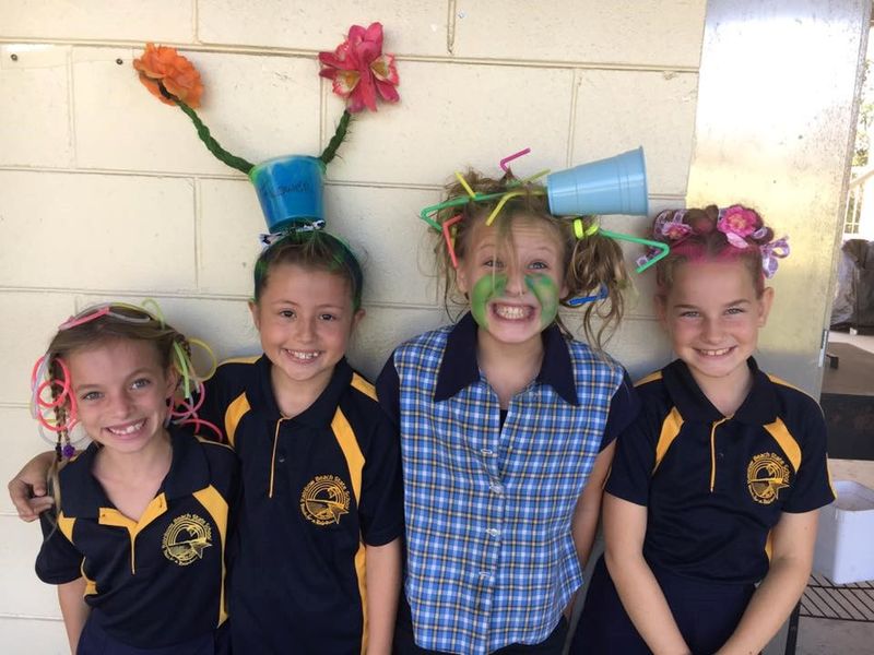 Ruby, Ella, "spilt milkshake” Shailah and Ella have a really CRAZY hair day!