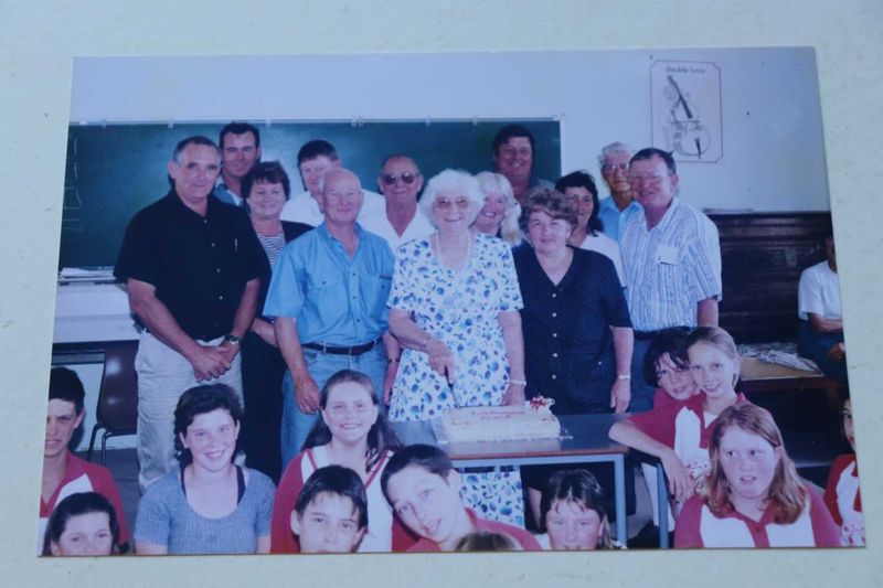 1998: Past students celebrate with cake, now it is 2018 and time for a mini fete