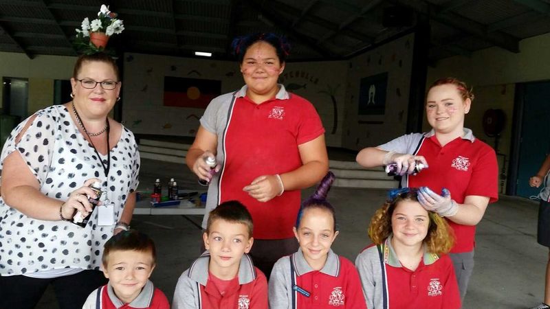 Tin Can Bay State School Crazy Hair Day