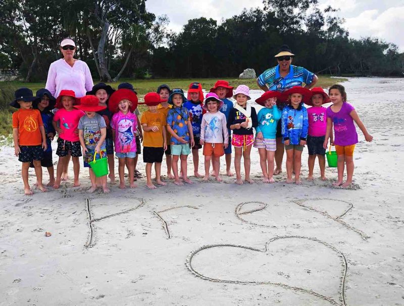Tin Can Bay School Prep Excursion Group photo