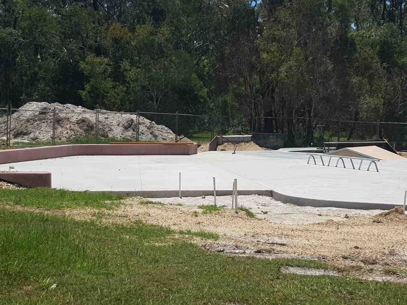 Progress will continue after new year on the skate park upgrade in Cooloola Cove to include a multi-use basketball half court