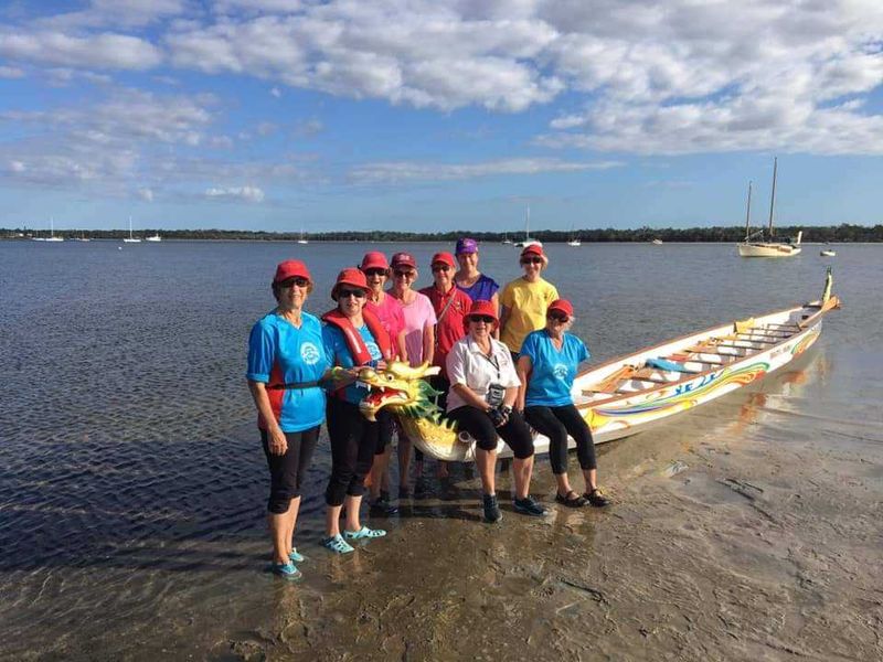 Taking "5" after a Mother's Day paddle