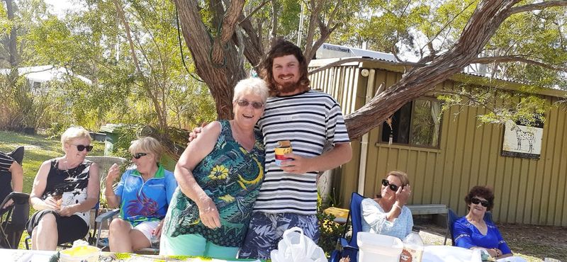 Assistant Coach, Shane Berkhout, with Head Coach Sandy Wooster. Shane is aiming for the Dragon World Championships in France