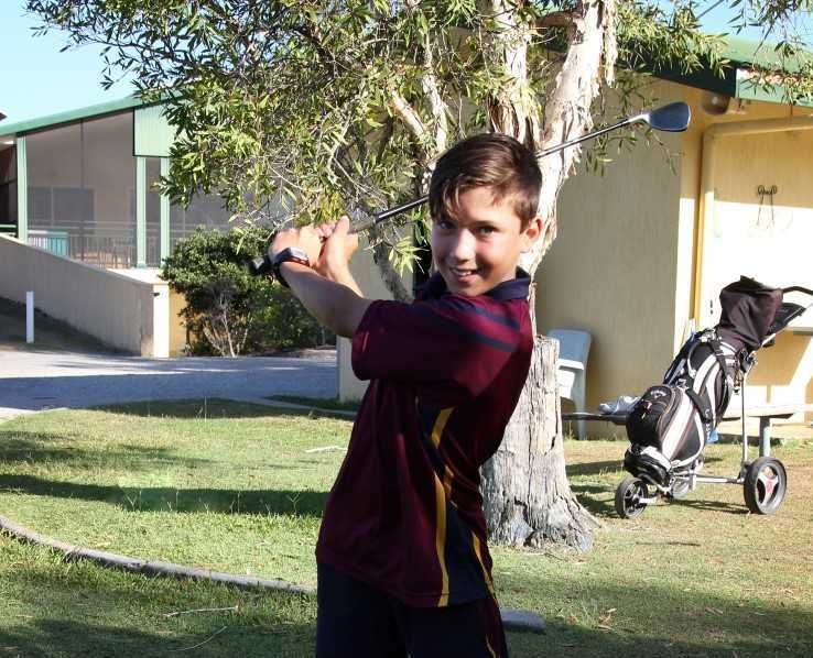 The junior program has paid off for golfer, Blake Reibel