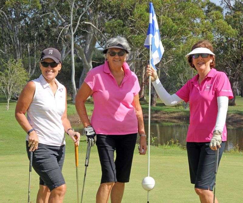 Julie Mulhall, Helen Joyce and Chris Hervey say come join us! Image Patsy Brady