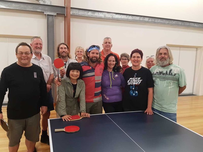 The inaugural Rainbow Beach table tennis competition was hotly contested over six weeks with team ‘Escape’ taking the champio