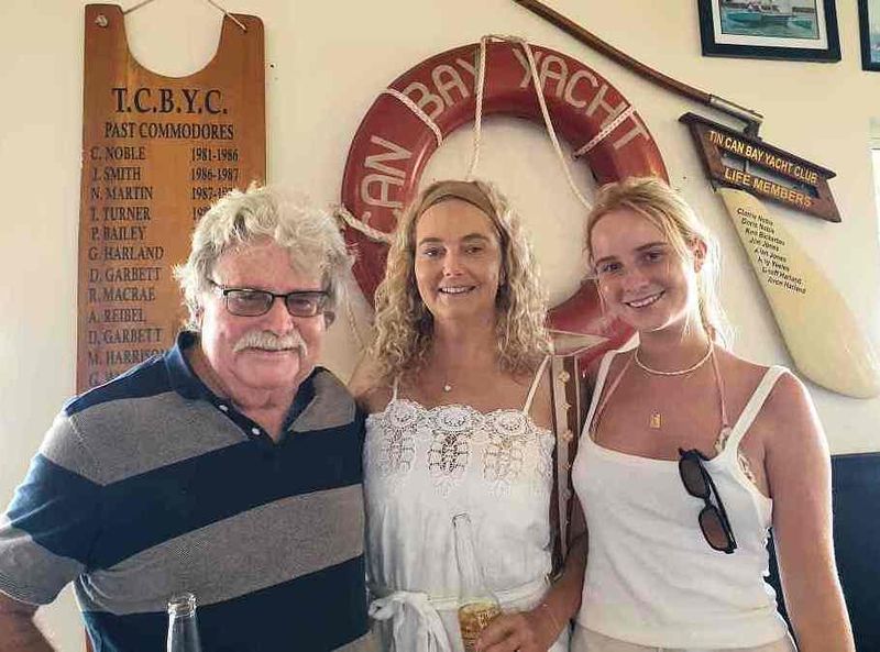 Rob Noble with his family celebrating the club founded by his parents 40 years ago