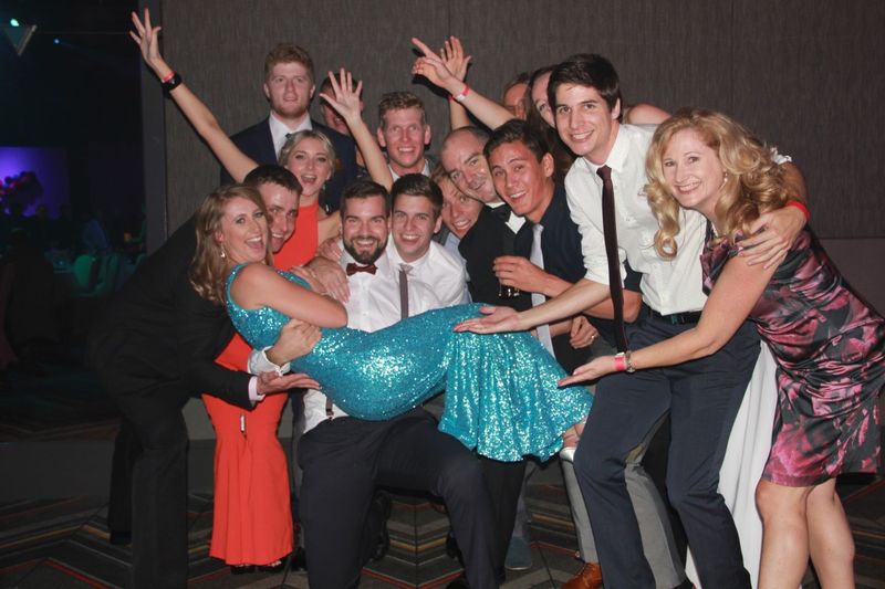 Emily Simpson and the Clubbies at the Gala Ball